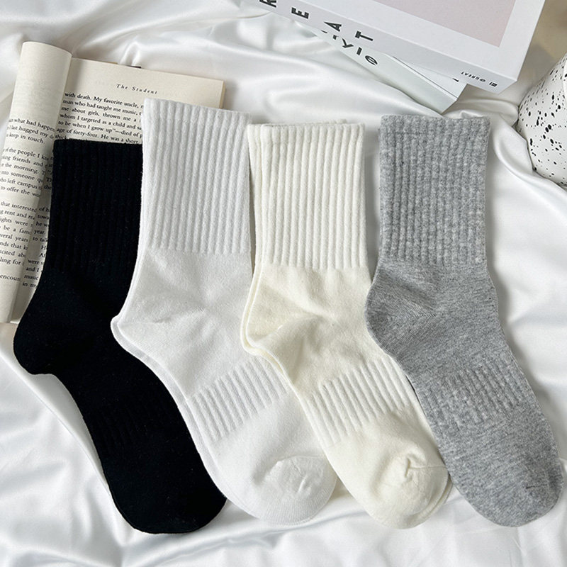 网红款纯色袜子女潮长筒袜秋冬外穿纯棉运动中筒堆堆袜鲨鱼裤情侣,女士内衣/男士内衣/家居服,长筒袜,淘宝优惠券,粉丝福利购,淘宝优惠卷