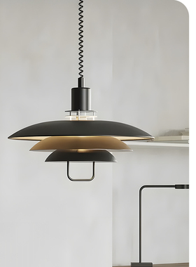 北欧丹麦Primus设计师升降ph5飞碟餐厅吊灯简约吧台中古拉伸灯具