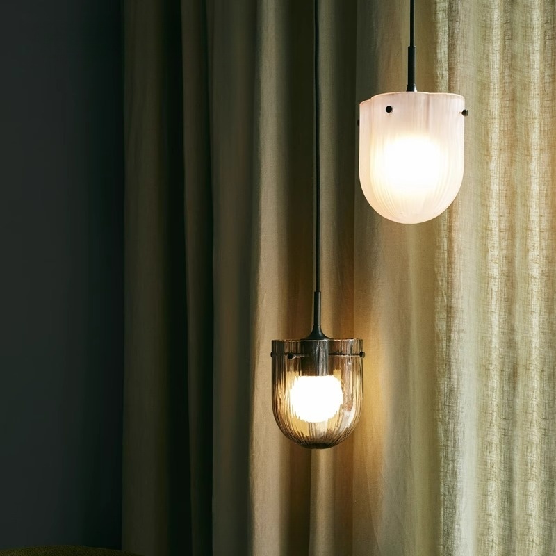 丹麦设计师款Seine玻璃吊灯卧室床头灯过道餐厅吧台装饰小吊灯具