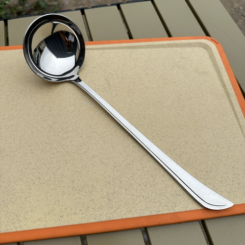 【微瑕捡漏】18-10不锈钢西餐具大汤勺桌面分餐大汤壳家用成粥勺