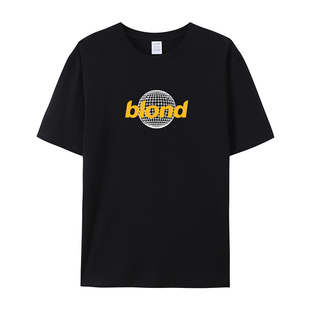 Frank Ocean Blonde全球巡演T恤潮牌嘻哈歌手短袖男女亚马逊热卖
