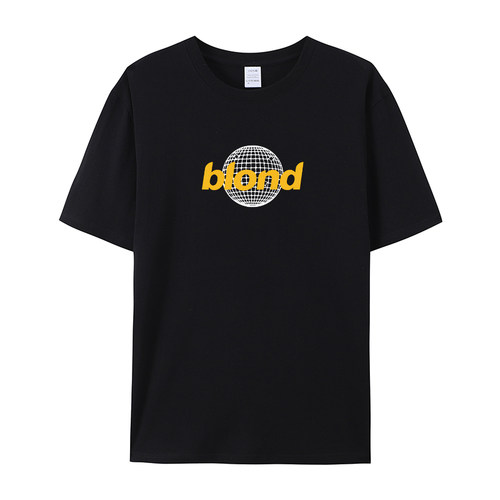 Frank Ocean Blonde全球巡演T恤潮牌嘻哈歌手短袖男女亚马逊热卖