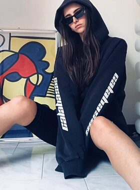 椰子 KANYE SEASON 5 CALABASAS 卫衣印花加绒套头侃爷帽衫男女潮