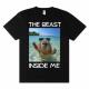 Inner Beast 新款 男女纯棉T恤舒适透气海滩旅行派对INS外贸款
