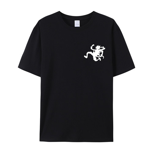 one piece Luffy Gear 5海贼王路飞尼卡形态短袖t恤男100%纯棉ins