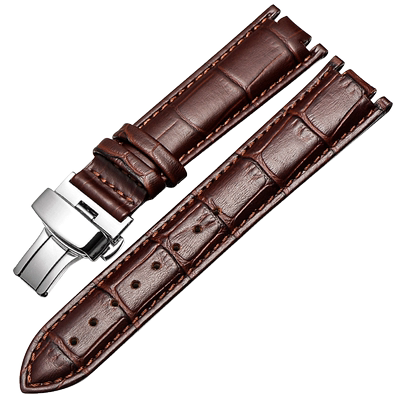 真皮表带女 适配依波路传奇系列GBR1856S LBR1856S手表带男
