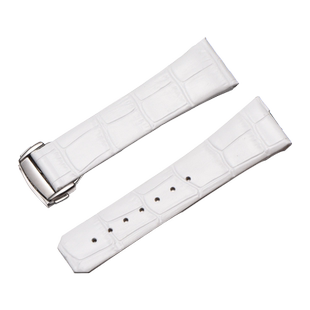 代用欧米茄星座双鹰系列表带真皮 防水折叠扣手表带男女 17 23mm