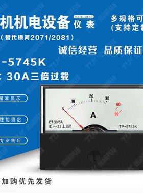 2071/2081AC30A三倍过载替代横河yokogawa林肯焊机电流表指针仪表