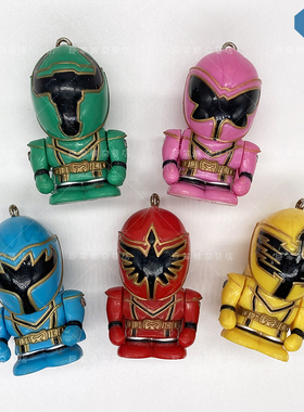 旧货超级战队魔法战队魔法连者魔法使小津红魁黄翼蓝丽扭蛋挂件