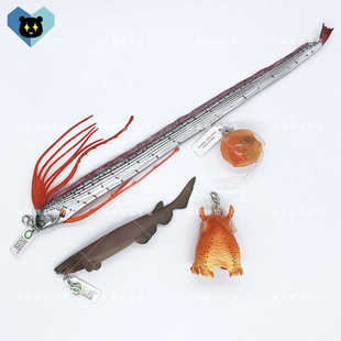 散货奇谭IKIMON NTC立体图鉴深海生物皇带鱼小飞象章鱼皱鳃鲨挂件