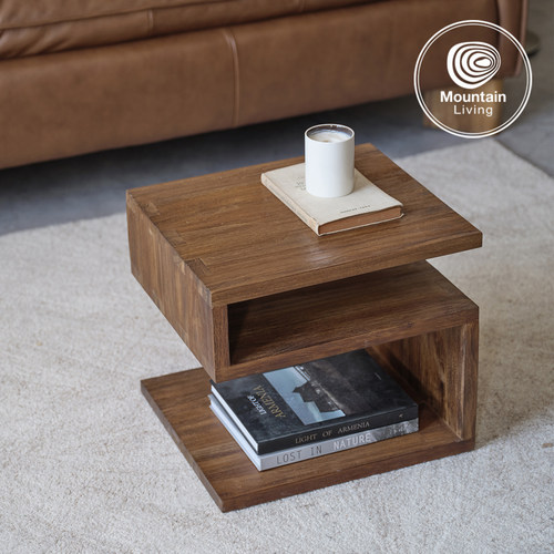 MountainLiving进口柚木实木边几