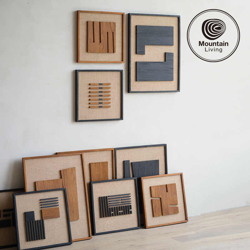 原装进口手工制作柚木挂画