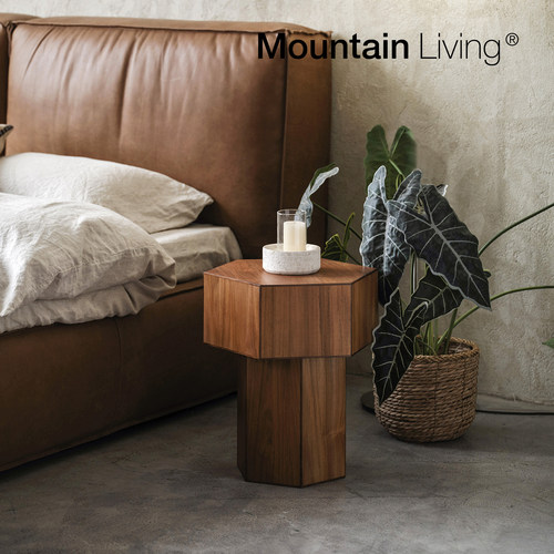 MountainLiving进口柚木实木边几