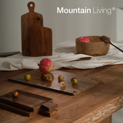 MountainLiving长方形柚木托盘