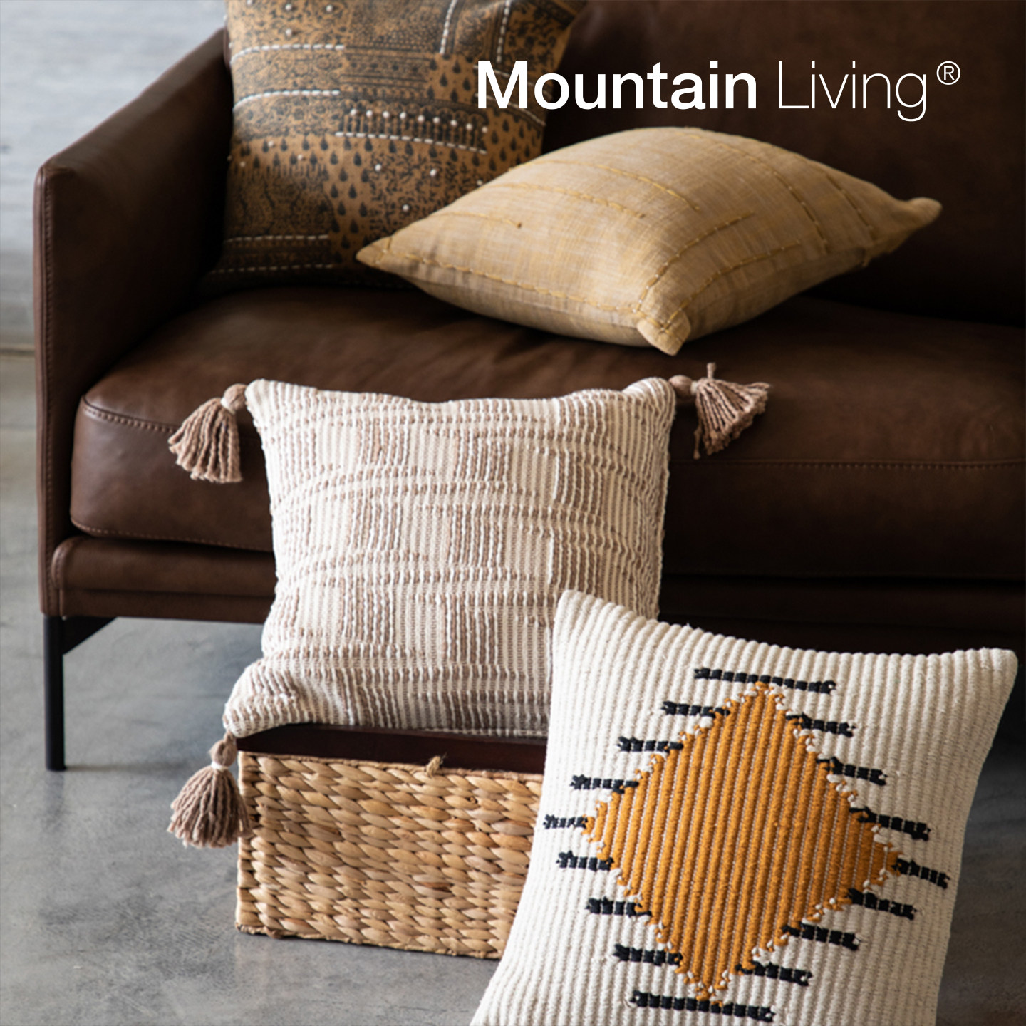 MountainLiving进口纯棉抱枕