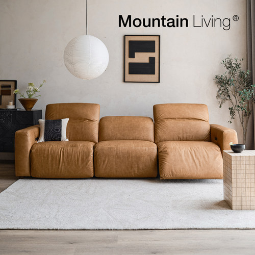 MountainLiving头层真皮电动沙发
