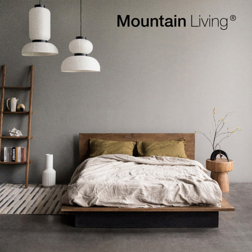 MountainLiving进口柚木实木床