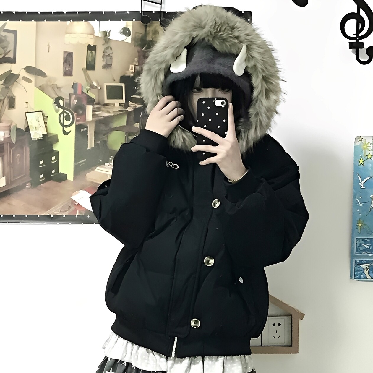 2026冬季羽绒派克棉服女爆款大毛领棉衣棉袄学生加厚保暖连帽外套