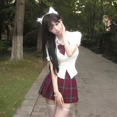 【小红书爆款】红色jk制服裙正版