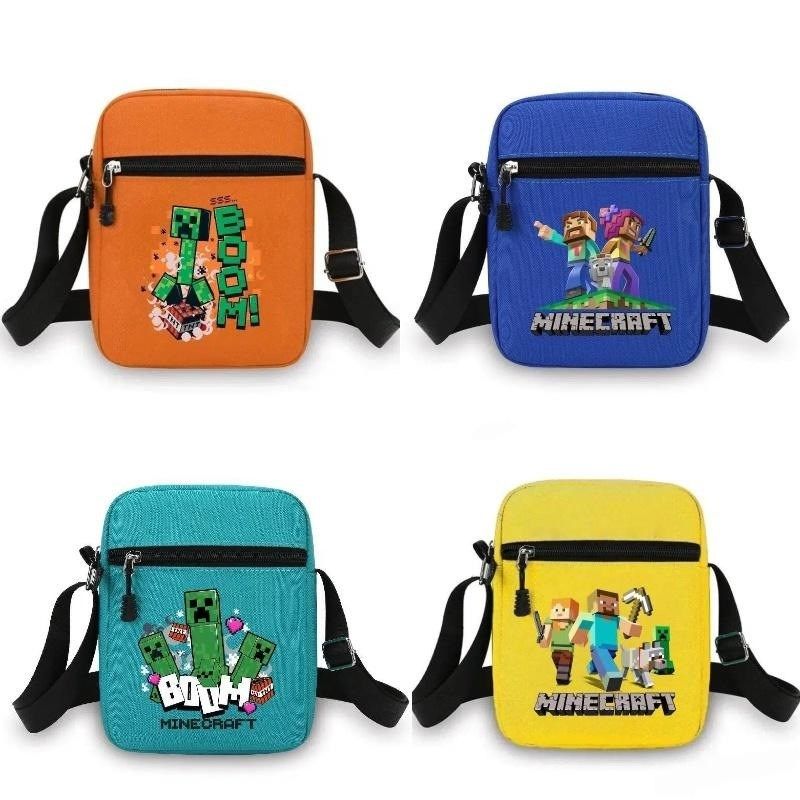 新款我的世界印花男孩女孩彩色小方包休闲单肩包出行轻便手机包斜,玩具/童车/益智/积木/模型,斜挎包/拎包/腰包,淘宝优惠券,粉丝福利购,淘宝优惠卷