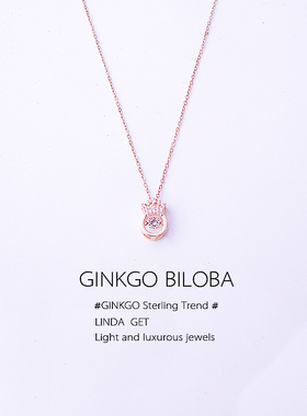 s925项链925纯银吊坠女