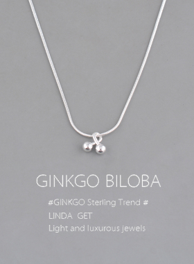 925纯银迷你小樱桃蛇骨链2025新款项链ins风韩系简约气质轻奢刻字