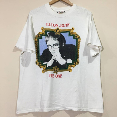 人像短袖tvintage街头复古乐队