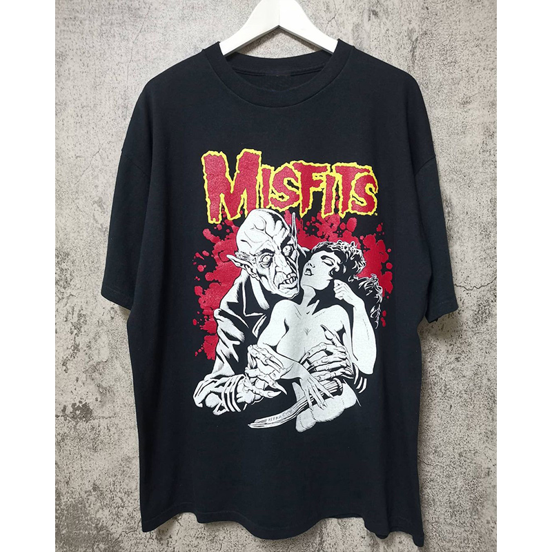 欧美摇滚乐队硬核纯棉朋克丧系