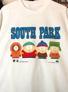 SouthPark南方公园周边衰仔乐园卡通动漫短袖男女oversize潮流T恤