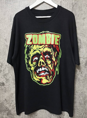 WHITE ZOMBIE白僵尸乐团T恤老牌工业摇滚乐队oldschool短袖男潮流