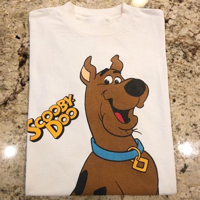 欧美怀旧史酷比狗狗动漫经典t恤