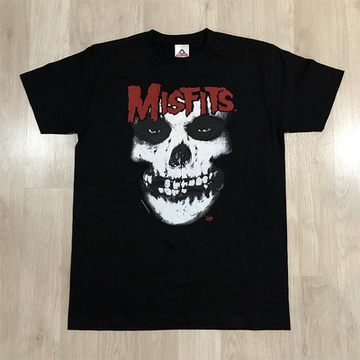 欧美短袖硬核朋克t摇滚乐队