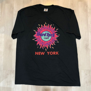 Vintage T恤潮 New York Rock Shirt街头摇滚复古嘻哈短袖 Hard