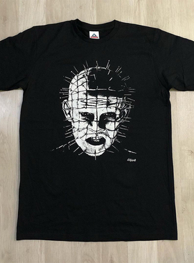 Hellraiser猛鬼追魂针头电影周边印花t恤美潮高街风宽松纯棉短袖