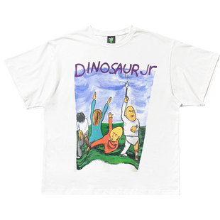 阿美咔叽古着感oversize宽松T恤Dinosaur Jr.乐队摇滚男女短袖tee