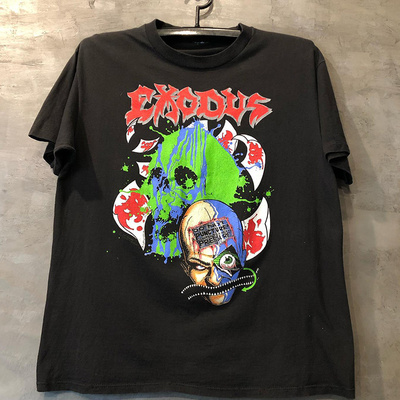 ins超火乐队Exodus宽松短袖T恤