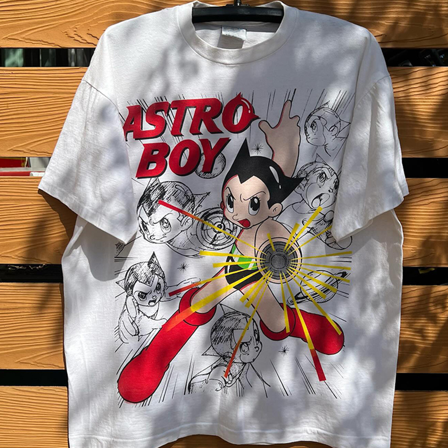 铁壁阿童木美式重磅纯棉短袖T恤