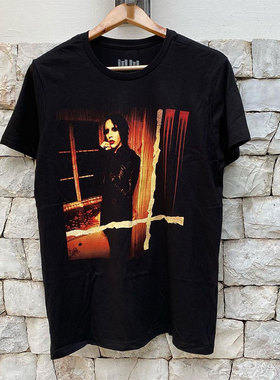 Marilyn Manson玛丽莲曼森人像高街vintage复古FOG男女短袖T恤潮