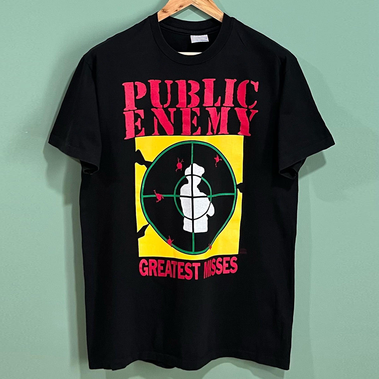 公敌乐队美式重磅棉潮牌短袖T恤