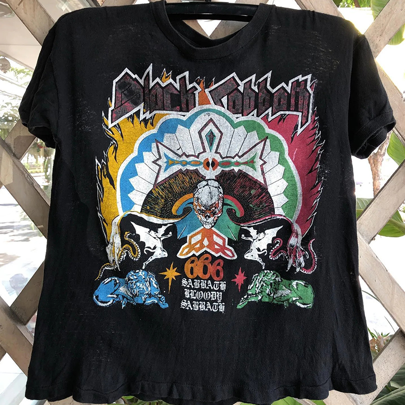 短袖chic嘻哈男款乐队T恤