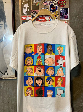 阿美咔叽街头潮牌欧美动画南方公园southpark角色短袖T恤男女上衣