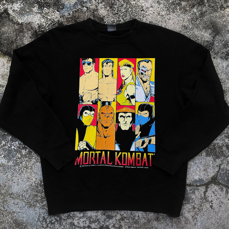 MortalKombat格斗之王复古宽松