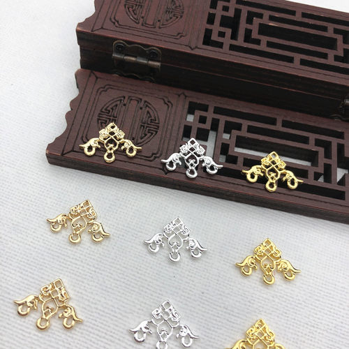 合金小三角吊牌diy古风吊坠