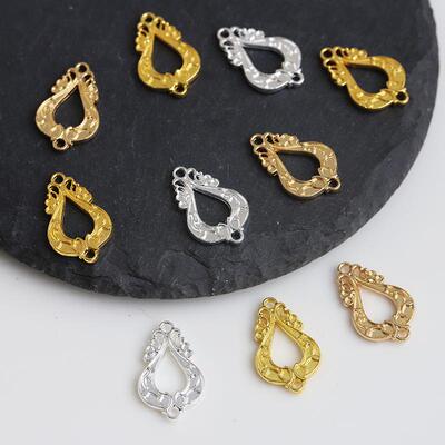 10个价电泳保色古风镂空吊坠