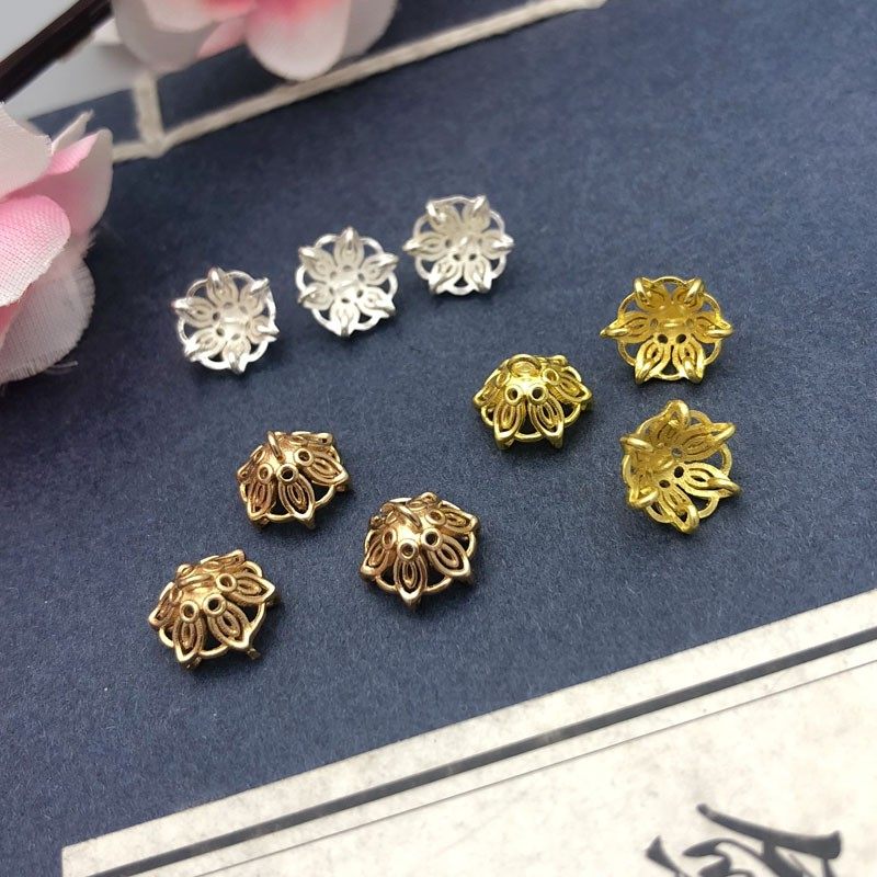 2个价电泳保色11mm铸铜七孔流苏花帽吊牌diy古风发簪步摇材料,饰品/流行首饰/时尚饰品新,其他DIY饰品配件,淘宝优惠券,粉丝福利购,淘宝优惠卷