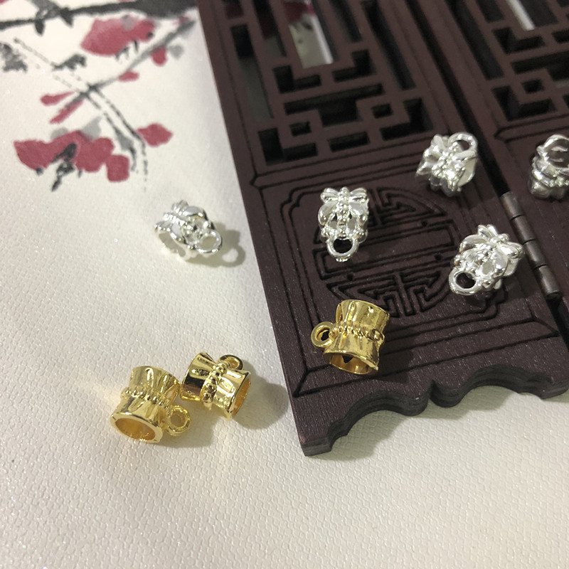 diy饰品配件 古风发簪步摇材料 7mm 软璎珞 合金 三通配件材料 饰品/流行首饰/时尚饰品新 其他DIY饰品配件 原图主图