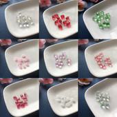 横孔小水滴 50个装 diy串珠材料 单色 捷克琉璃