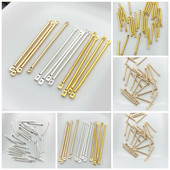 连接棒 100根装 diy饰品配件 40mm 流苏 铁质双孔