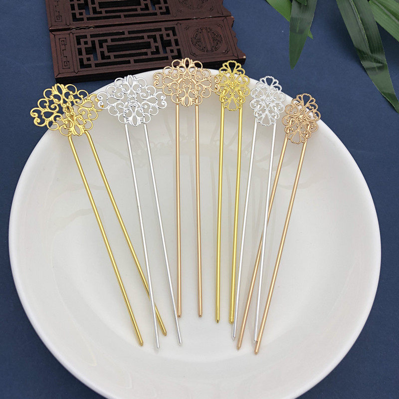 电泳保色纯铜花片焊接双直主体发簪步摇材料diy古风饰品配件,饰品/流行首饰/时尚饰品新,其他DIY饰品配件,淘宝优惠券,粉丝福利购,淘宝优惠卷