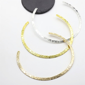 电泳保色142mm雕花头圈圣母光环diy头环项圈古风饰品配件